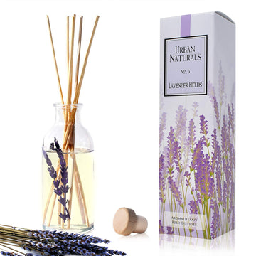 Reed Diffuser Set, Lavender Fields - Bathroom Shelf Décor