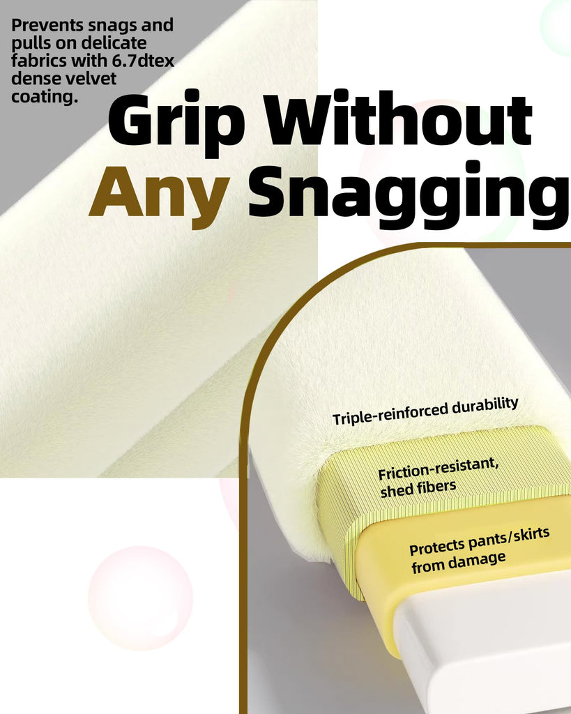 Felt Hangers White Velvet Hangers, Thin Pants Hangers 20 Pack, Adult Hanger