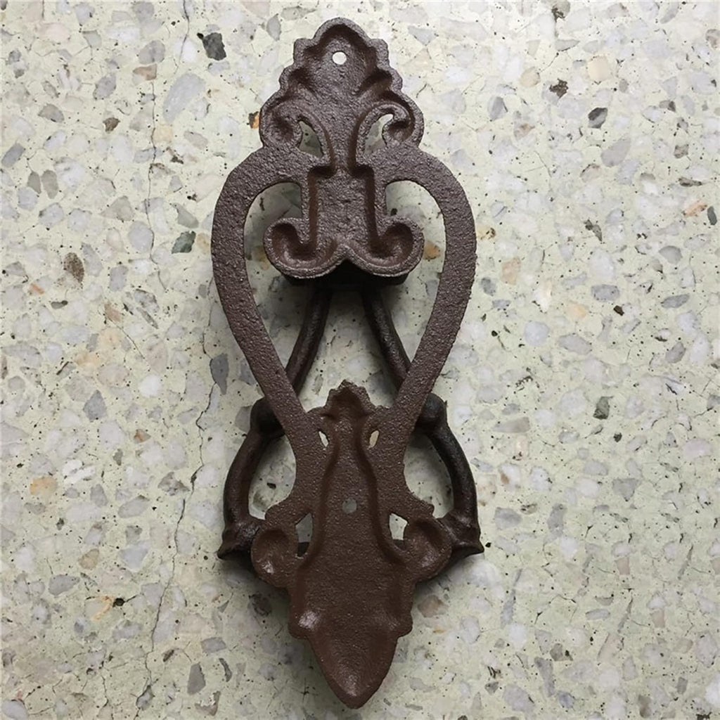 Door Knocker Front Door Traditional Stick On Doorknocker Antique Wall Art Decorative Antique Rustic Cast Iron Front