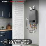 RTC68iN Condensing Tankless Water Heater, 0.91 UEF High Efficiency On-Demand Hot Water for Whole House Use