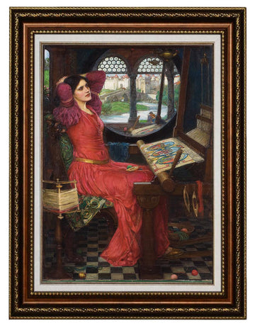 I Am Half-Sick of Shadows, Said the Lady of Shalott by John William Waterhouse Oil Painting Reproduction Giclee Wall