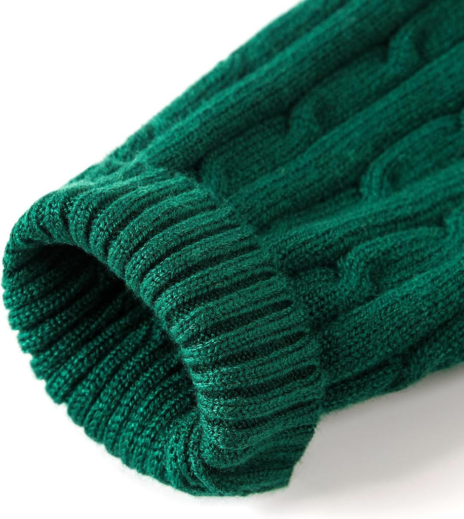 Danny D Boys & Girls Chunky Thick Long Sleeve Pullover Sweater Needle Cable Knitwear Slim Fit Jumpers Tops