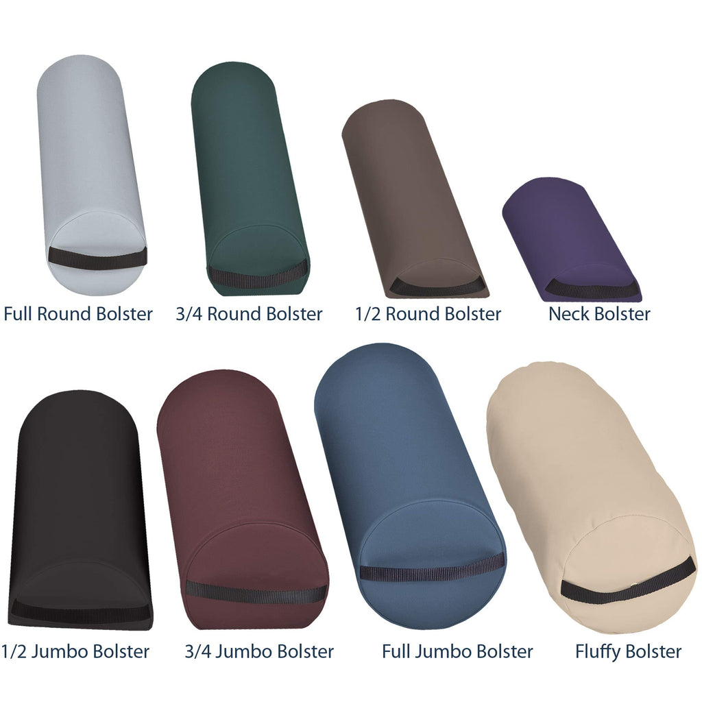 Massage Bolster Pillow Jumbo with Strap, Teal