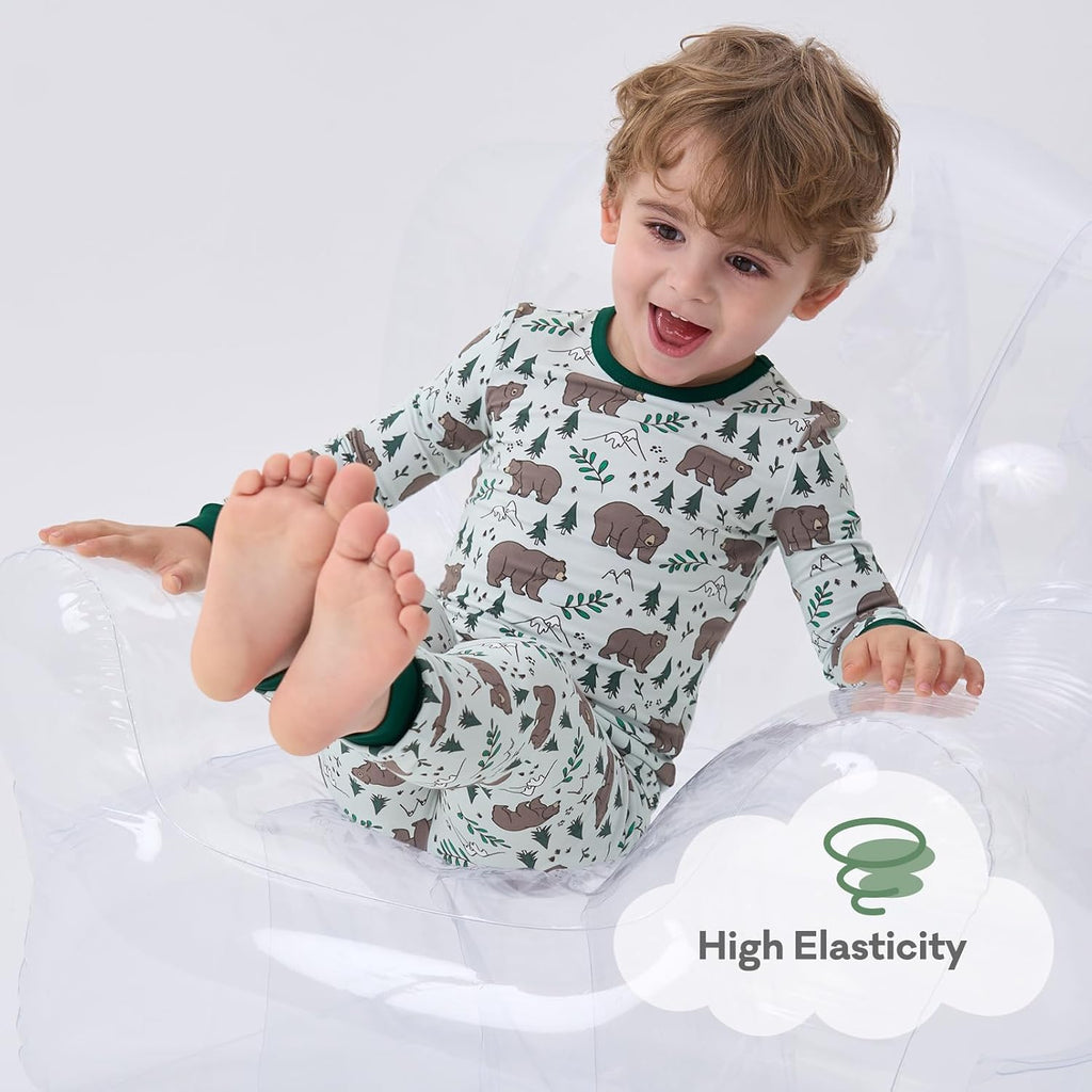 Baby Viscose from Bamboo Pajama Set Toddler Boy Sleepwear 12M