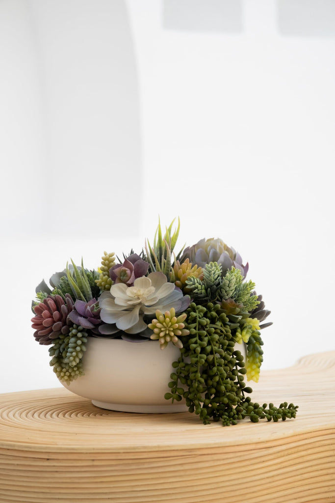Premium Fake Succulents: Artificial Succulent Plants Decor - 30 Pack