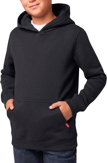 Boys Fleece Hoodie - Cotton Blend Hooded Pullover Sweatshirt