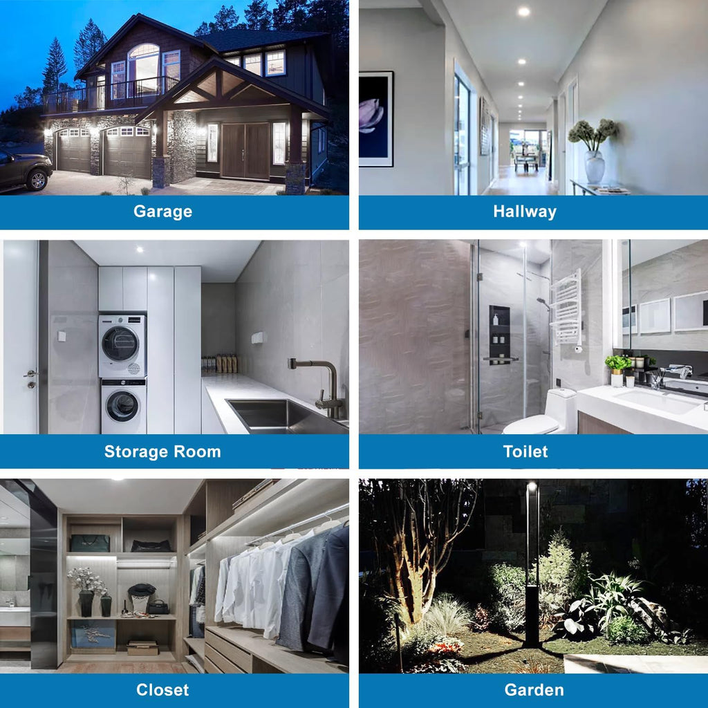 Motion Sensor Light Bulbs, Dusk to Dawn Outdoor Lighting, PAR38 Led Motion Sensor Flood Light 100 Watt