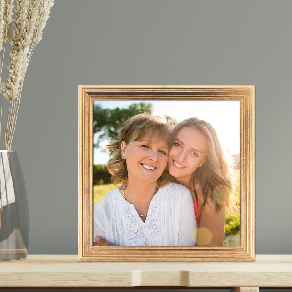 10x10 Sutter Burnished Gold Picture Frame