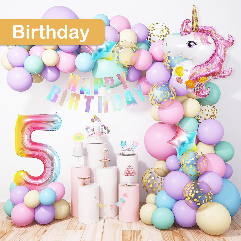 Balloon Arch Kit, Bendable 8FT and 6FT Half Balloon Arch Stand