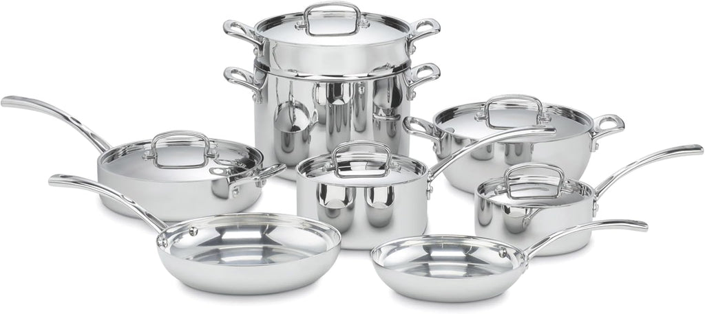 FCT-13 French Classic Tri-Ply Stainless 13-Piece Cookware Set