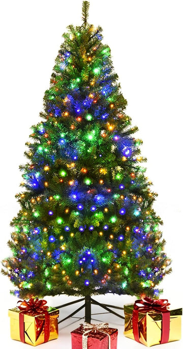 4 FT Pre-lit Christmas Tree, Artificial Holiday Xmas Tree
