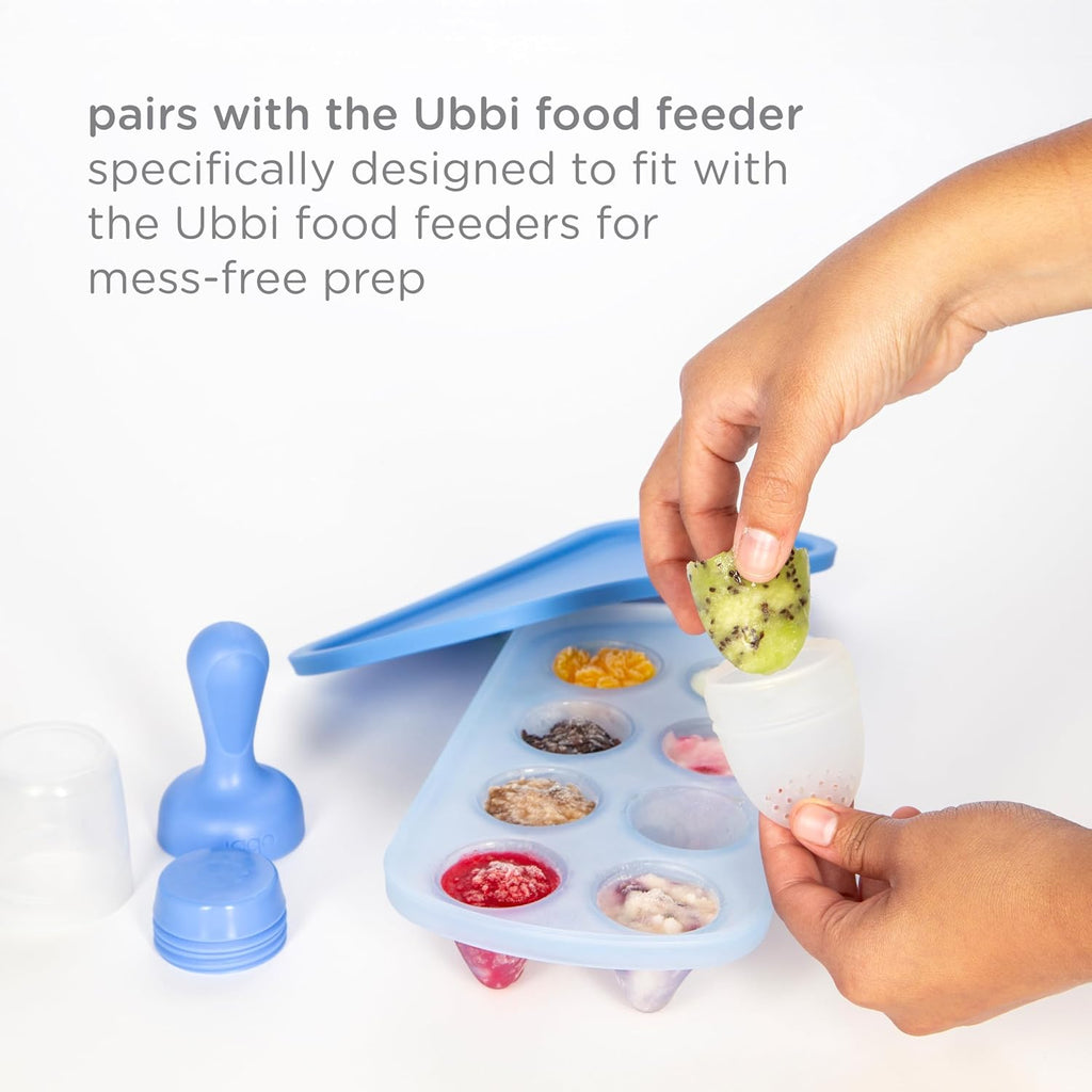Baby Food Feeder and Freezer Tray Set, Silicone Fresh Food Feeder