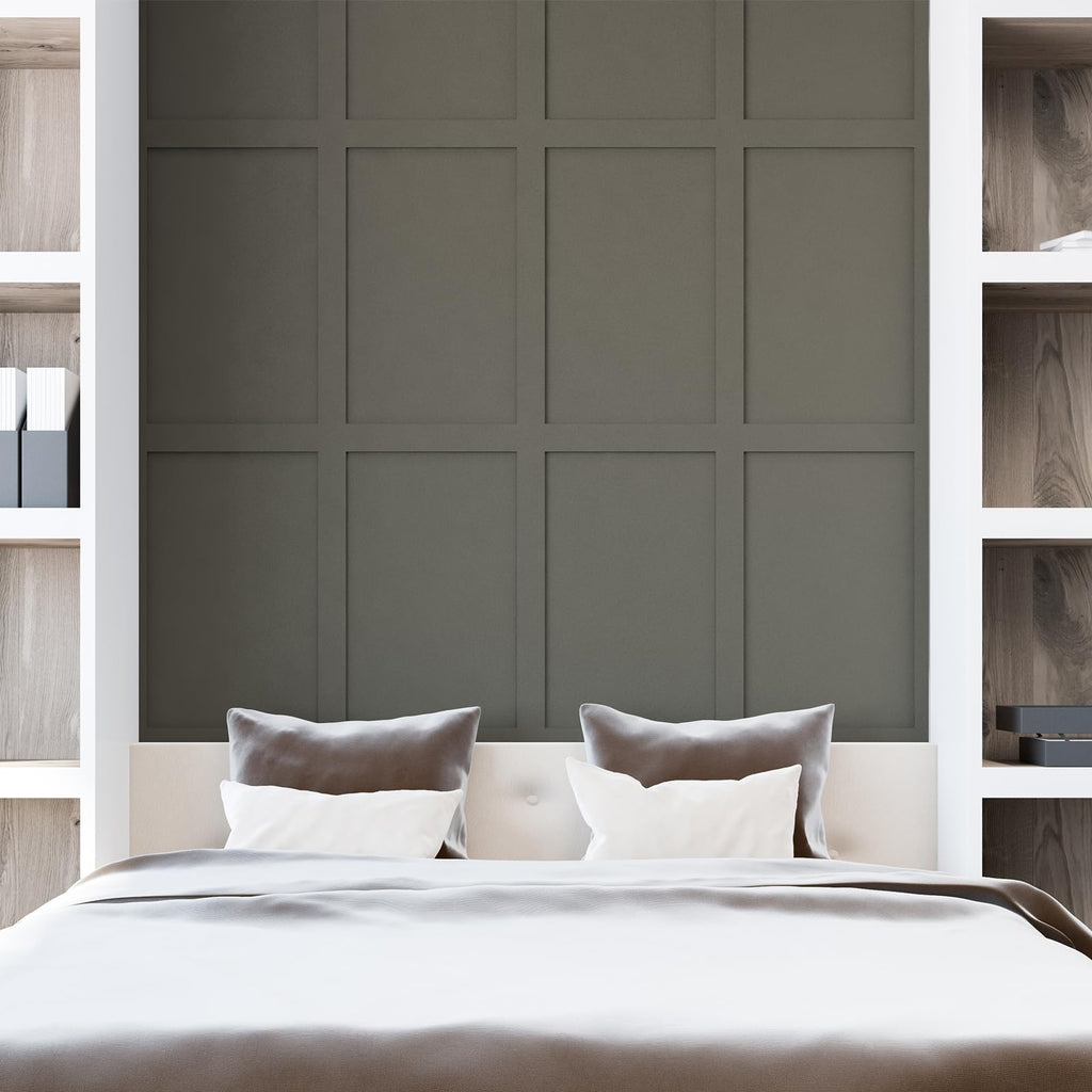 1 Set Mdf Board and Batten Wall Panel Wainscoting Panel 107.5 x 80''