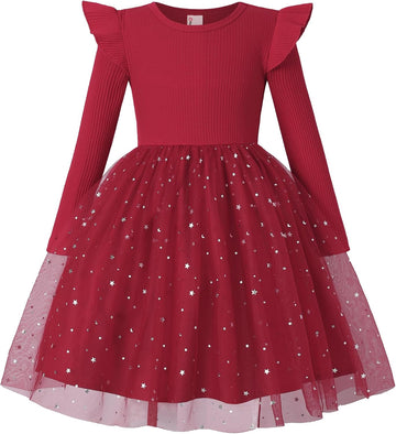 Girls Tulle Tutu Party Birthday Princess Formal Fancy Princess Dress