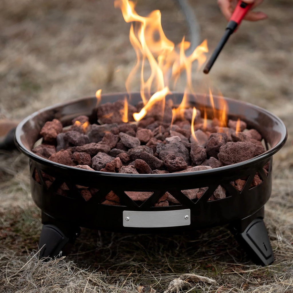 10lbs Lava Rocks for Fire Pit, 1"-2" Red Lava Rocks for Gas Grill