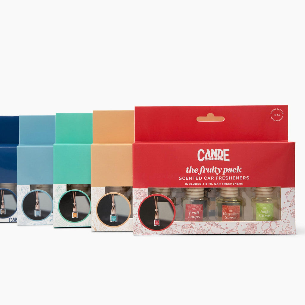 CANDECraftCo Car Air Freshener Diffuser - Bakery Scent - 4 Pack