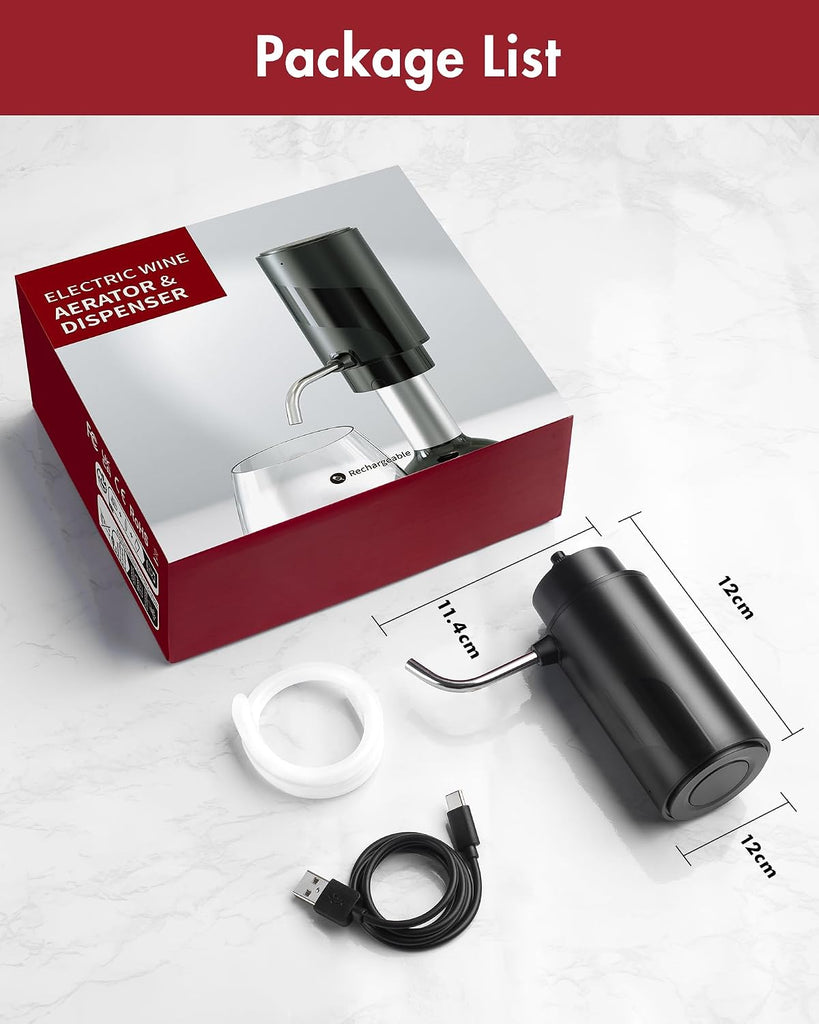 Electric Automatic Wine Decanter Aerator Dispenser