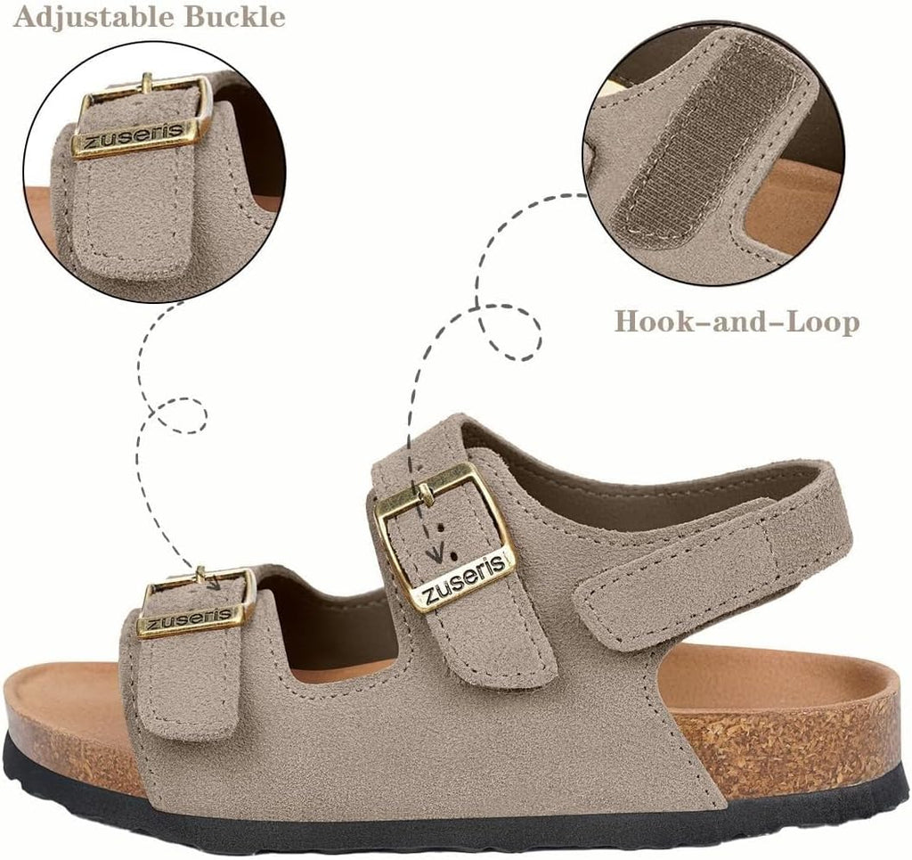 Kids Toddler Sandals Boys Girls Cork Footbed Sandal