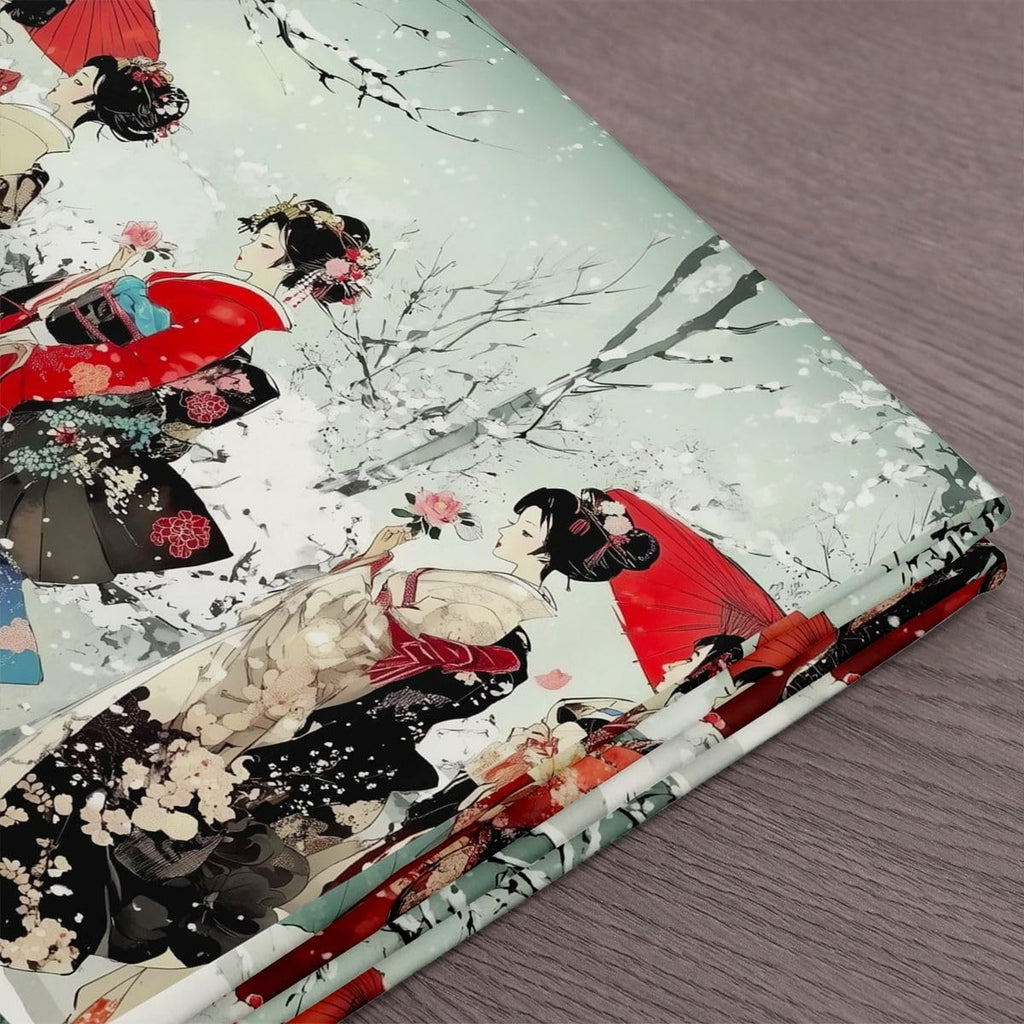Japanese Upholstery Polyester Fabrics Japan Geisha Fabric