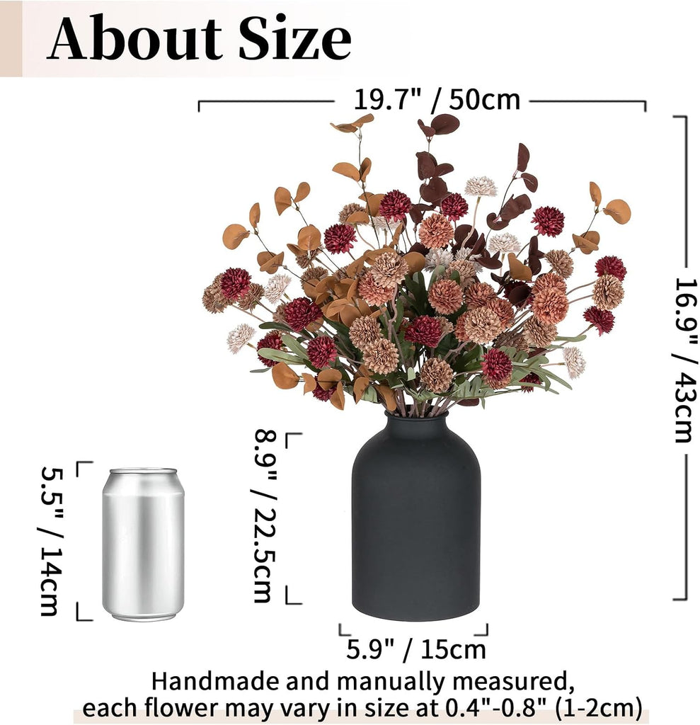Fall Brown Flowers for Centerpieces, Dining Room Table Decoration