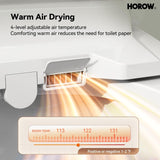 T0338W One Piece Toilet with Smart Seat, Elongated ADA Height Toilets with Heated Seat