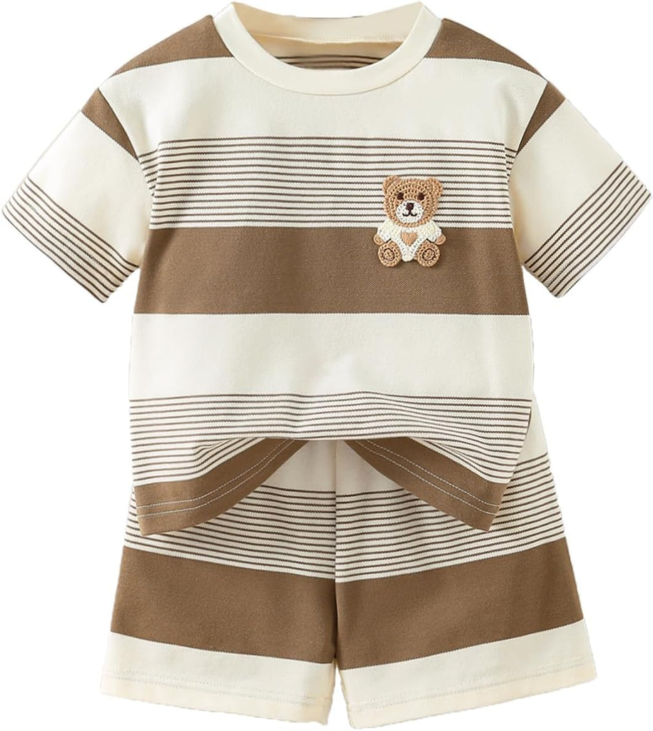 Infant Toddler Baby Boy Clothes Outfits,2 Pieces Cute Summer Short Sleeves T-Shirt Tops+Shorts Set