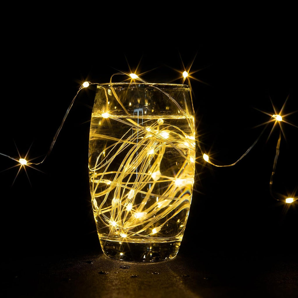 200FT 600LEDs Fairy Lights Plug ,Silver Wire,Warm White