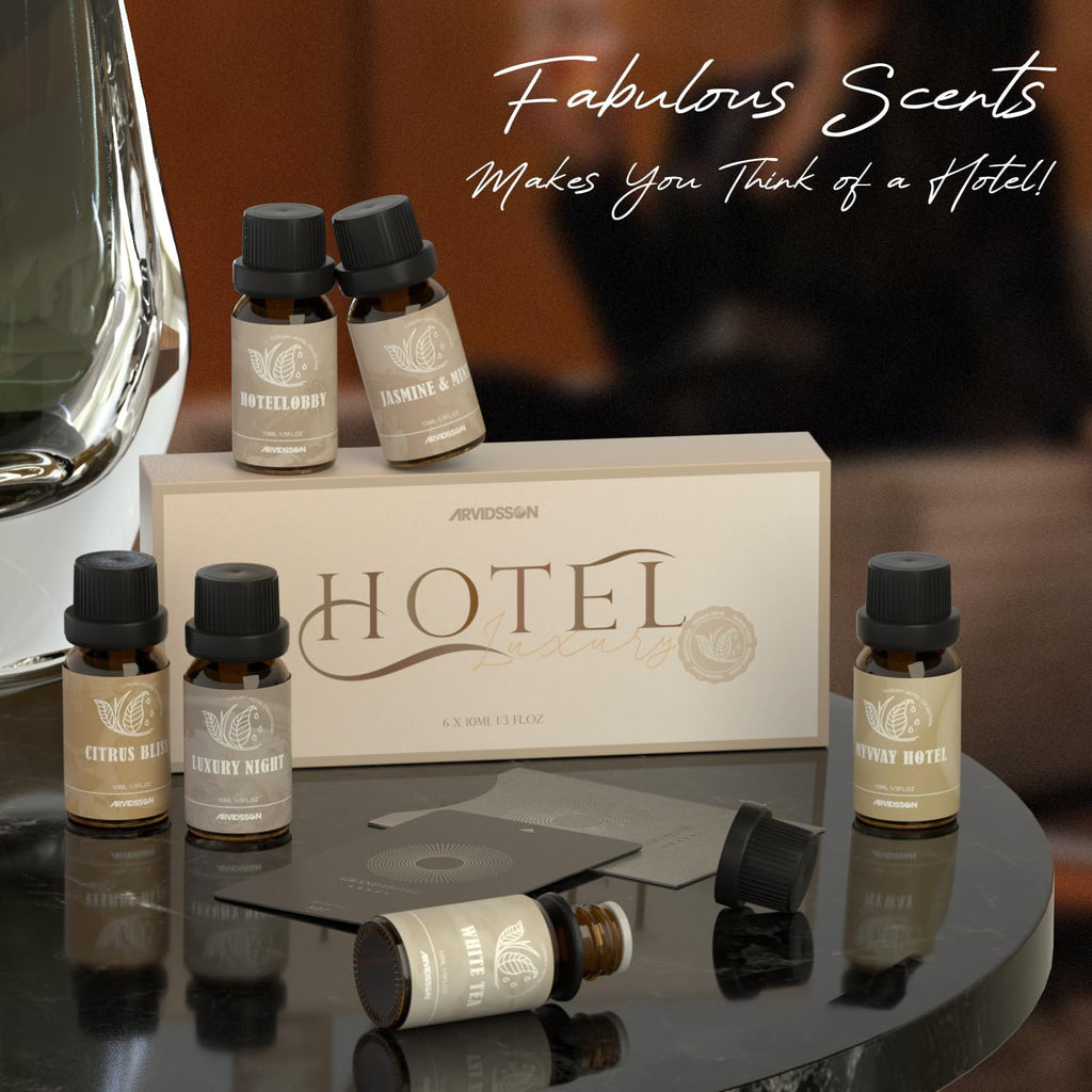Hotel Diffuser Oil Gift Set, Hotel Essential Oils for Diffuser - Set of 2