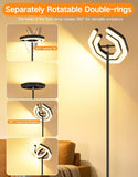 Floor Lamp, 3000LM 30W LED Torchiere Floor Lamp with Remote and Touch Control, Stepless Dimmable 2700K-6500K