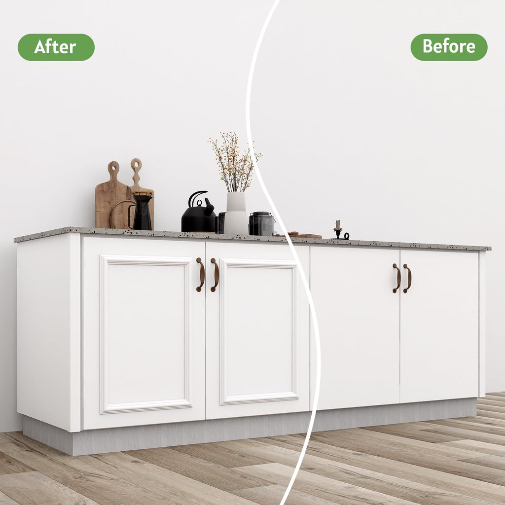 Peel and Stick Wall Molding, Pre Cut, Paintable, 4 Set 16" x 24"
