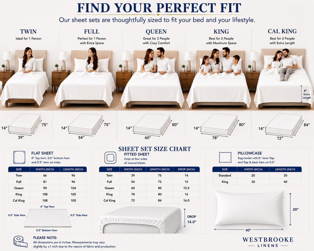 Egyptian Cotton Sheet Set | Queen Size Sateen Sheets - 4 Piece Long Staple Cotton Bedding Set with Elasticized 15.5"