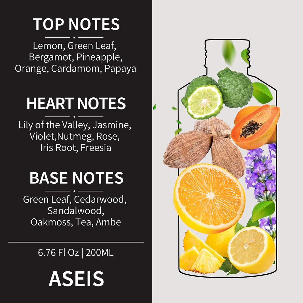 Diffuser Oil- 6.76 Fl Oz/200ML-ASEIS,Luxury Essential Oils for Diffuser Refill & Machines,Bigger Bottle, Bolder