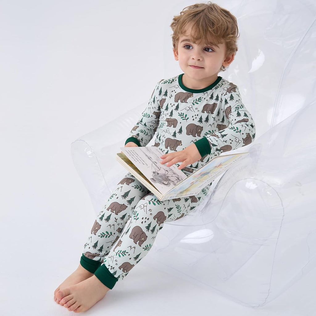 Baby Viscose from Bamboo Pajama Set Toddler Boy Sleepwear 12M