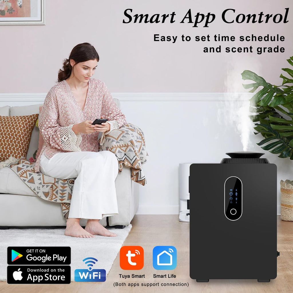 2026 Upgraded HVAC Scent Diffuser Machine for 6000 Sq.Ft, Waterless Diffuser