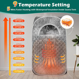 Portable Steam Sauna Box for Home,Personal Indoor Sauna Tent with 3L Steamer, 9-Level Steam, UV Atomization & Timer