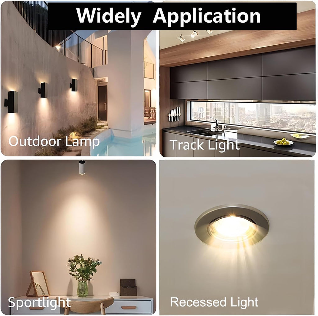 Wax Warmer Bulbs,120V 50W GU10 Light Bulbs for Candle Warmer Lamp,GU10+C, MR16 with Glass Cover Warming