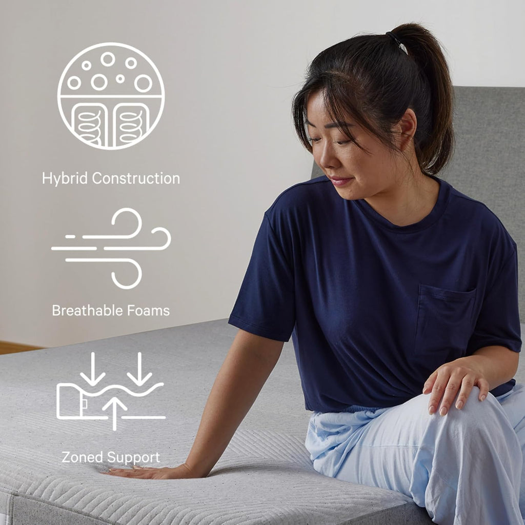 Original 11" Hybrid California King Mattress - Medium Feel | Breathable Memory Foam, Zoned Support, Motion Isolation