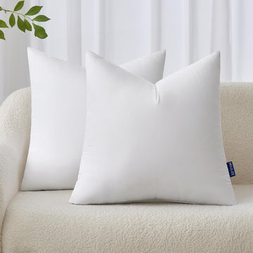 18x18 Pillow Inserts, Throw Pillows for Sofa Couch Bed - Set of 2