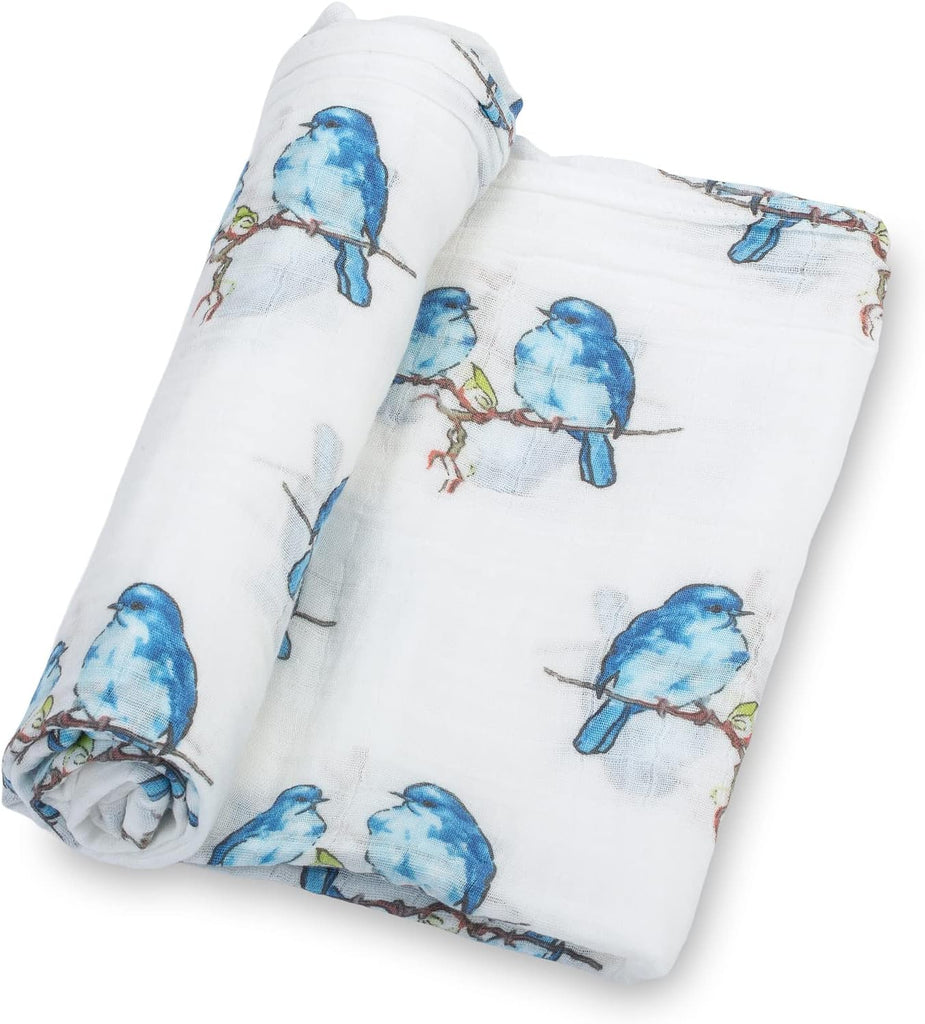 Muslin Swaddle Blanket, 47 x 47, Newborn Receiving Blanket