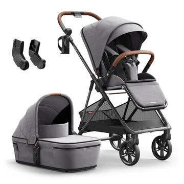 Full-Size Baby Stroller with Bassinet from Newborn to Toddler