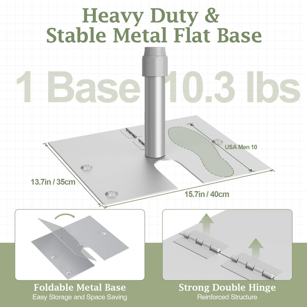 Heavy Duty Backdrop Stand 10x10 Adjustable Photo Pipe and Drape Stand