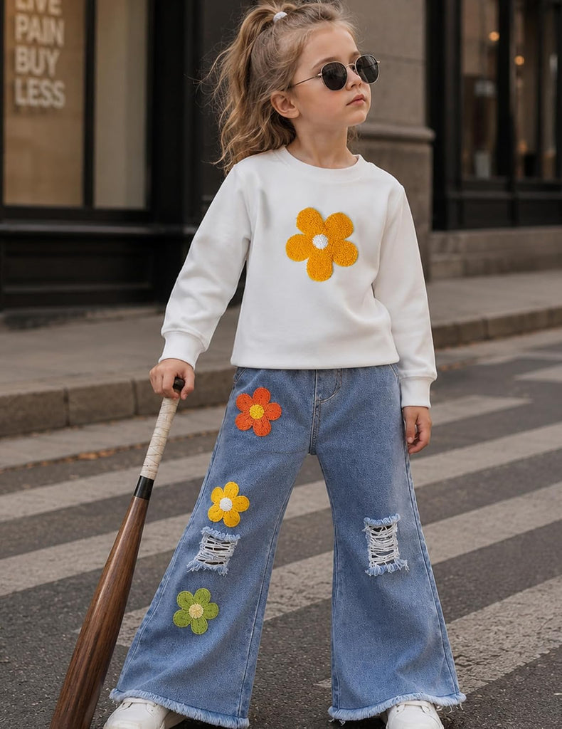Baby Girl Clothes Toddler Girl Outfit Spring Shirts Top Infant Pants Little Mini Clothing Set 3Pcs