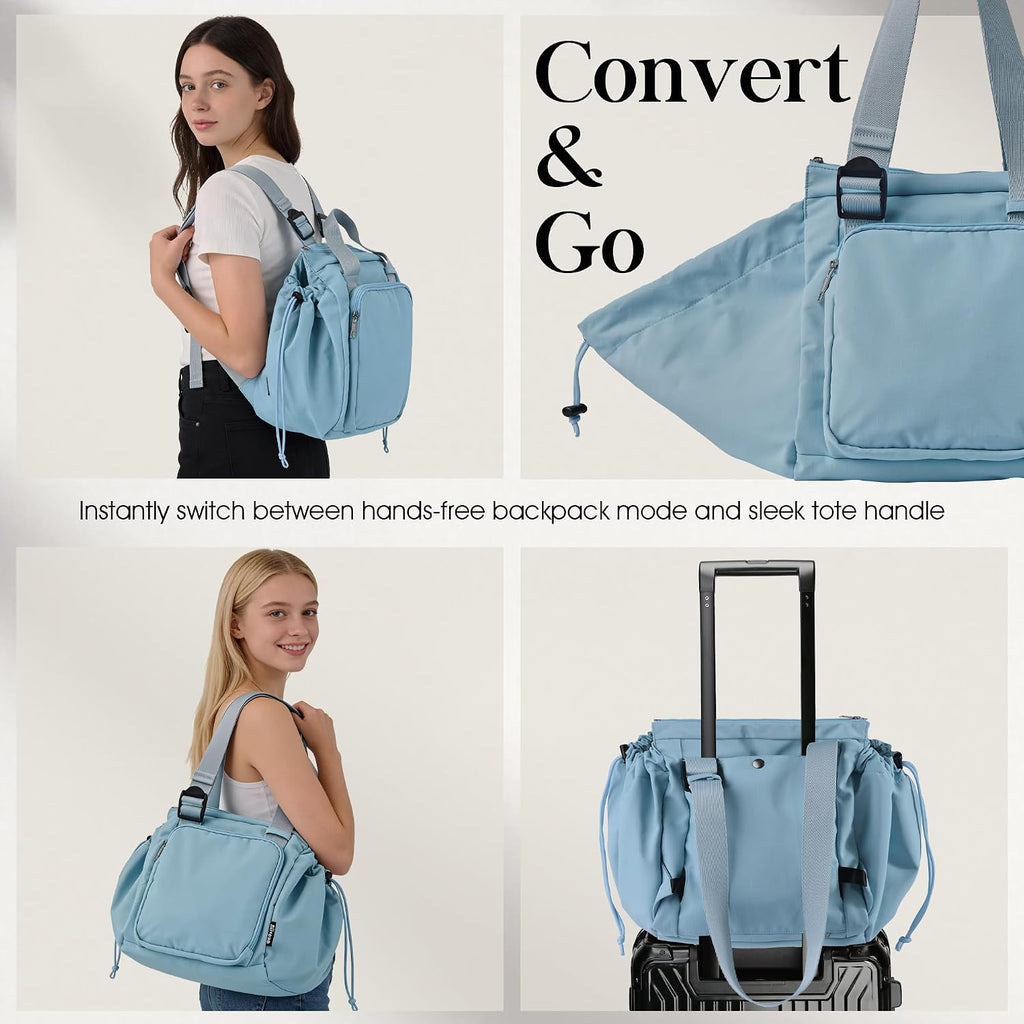 Everyday Bag Tote for Women, Spacious Diaper Bag with 16 Pockets, Durable Travel Bag, Sleek Work Shoulder Bag
