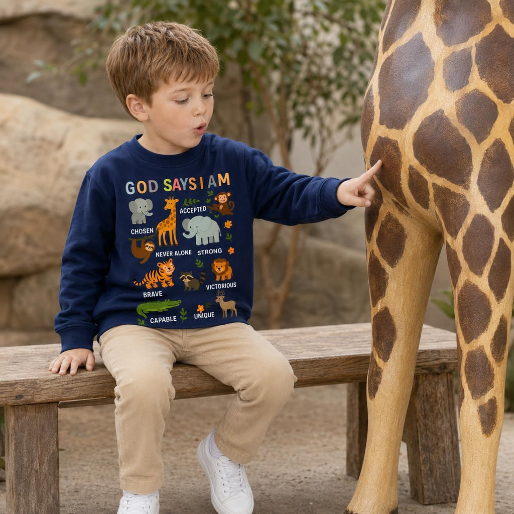 Boys Cotton Crewneck Sweatshirt Shirts