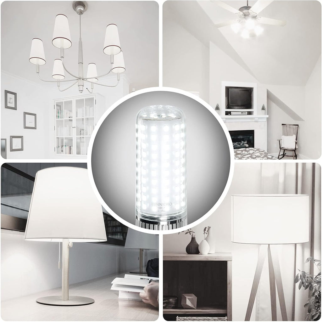 E26 LED Bulb,25W LED Corn Light Bulb 200W Equivalent 6500K Cool Daylight White 2500LM Non-dimmable Flicker Free
