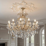 38.6'' Large PU Ceiling Medallion Combination Decorative 2.36'' ID French Style Chandelier Base Ceiling Medallion for