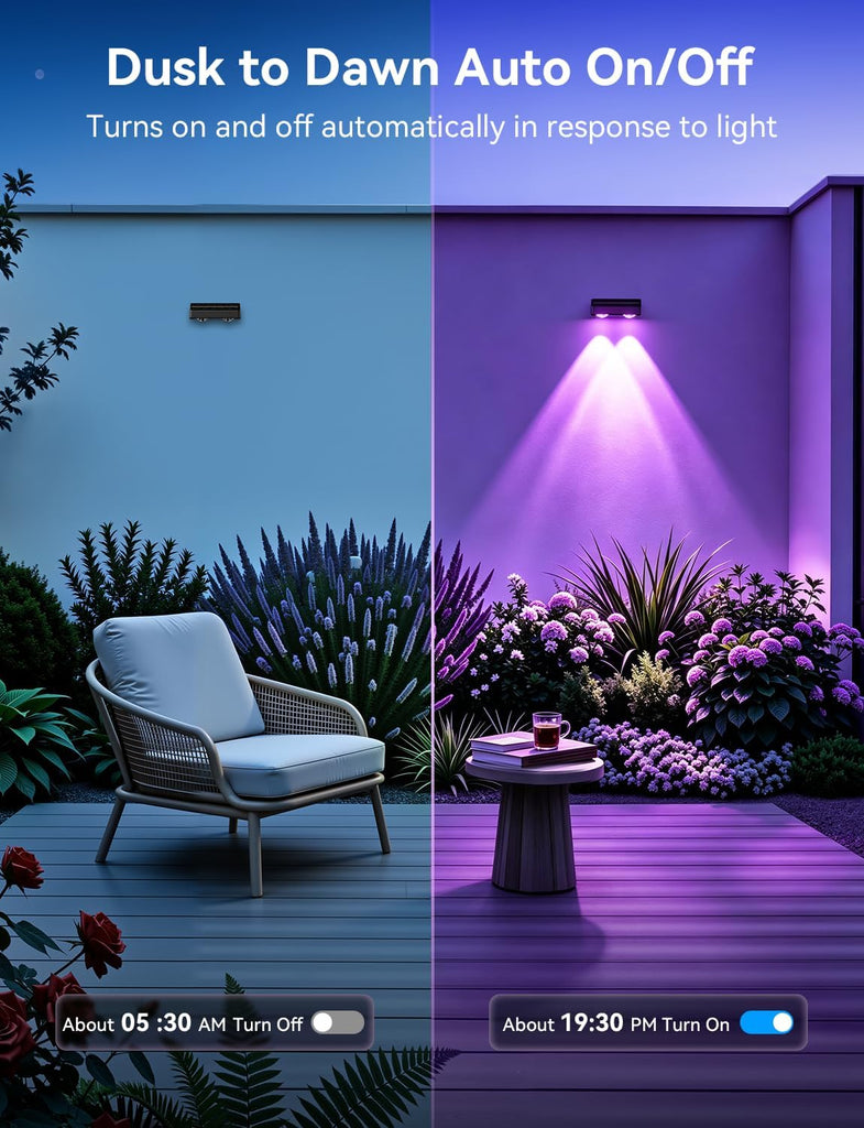 Solar Fence Lights Outdoor with Remote, 12 Pack 9 Colors & 11 Lighting Modes Fence Lights Solar Powered Waterproof