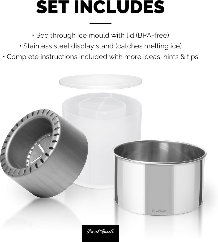 Champagne Ice Bucket Mold, DIY Floral Party Wine Chiller Server