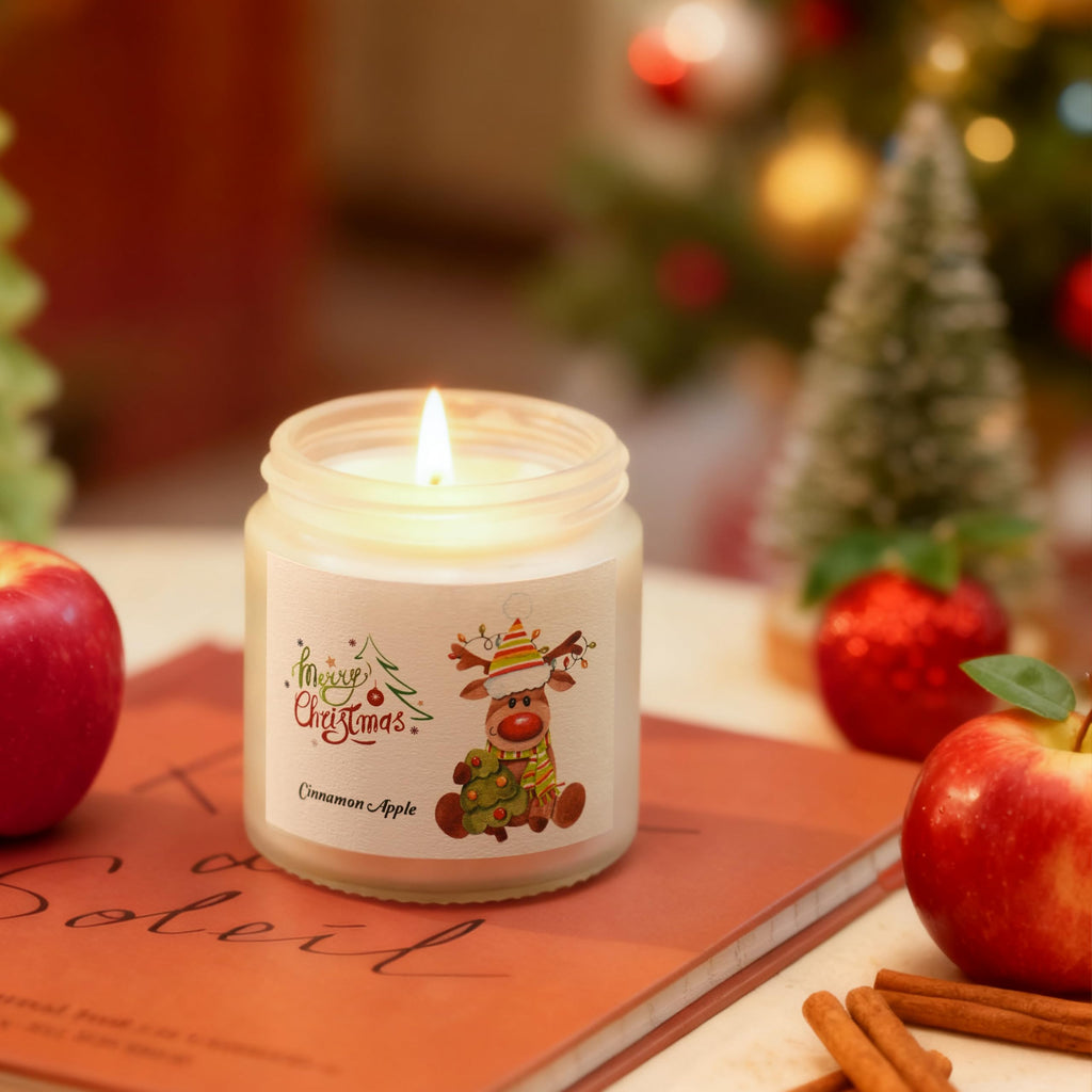 Christmas Scented Candles, 6 Pack Soy Set