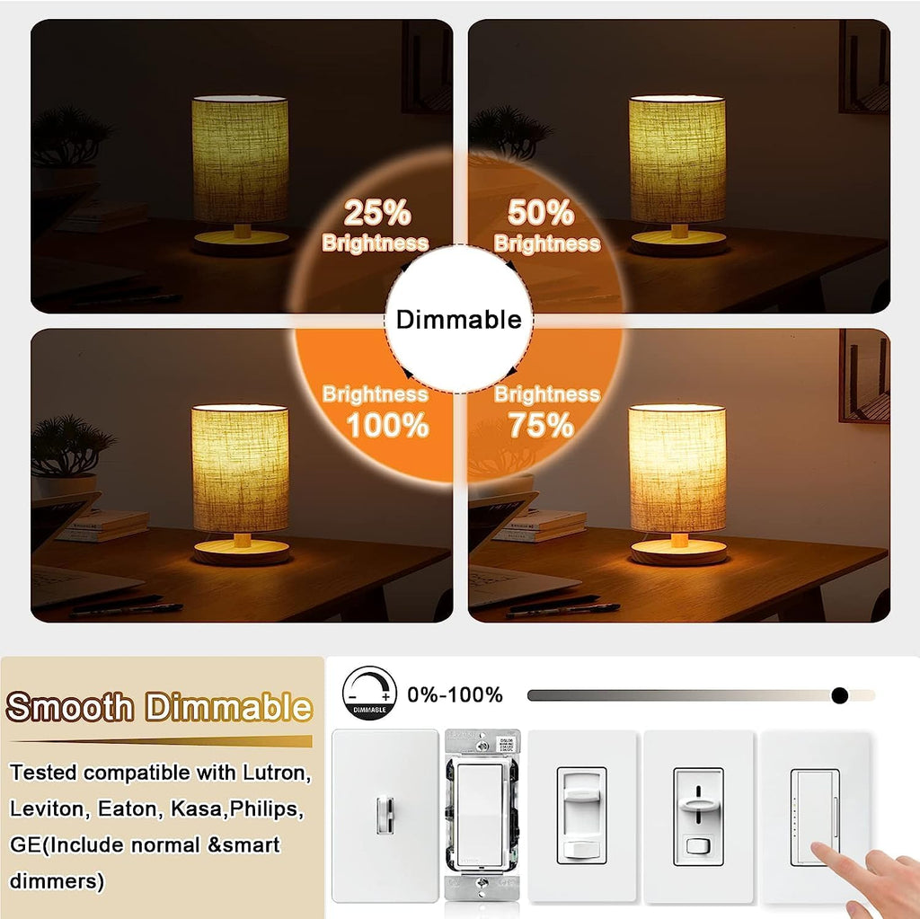 E26 Tube Bulbs 40 Watt Dimmable Light Bulb 3000K Soft White T10 Edison